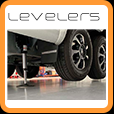 Automatic levelers jacks for motorhome and caravans button